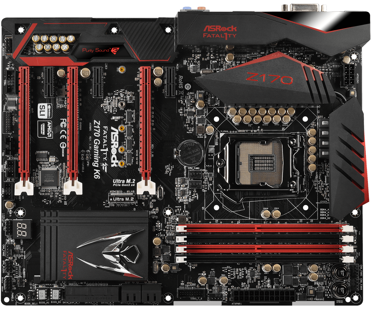 ASRock Fatal1ty Z170 Gaming K6 Fatal1ty Z170 Gaming K6(L2) 